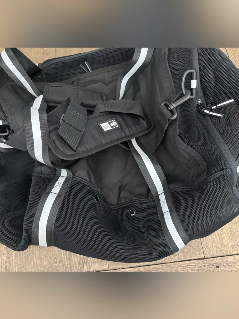 New Era Black Duffel Bag